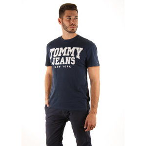 Tommy Hilfiger pánské tmavě modré tričko Essential - XXL (002)